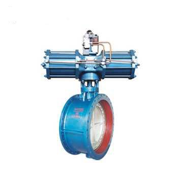 D641X pneumatic flange soft seal butterfly valve