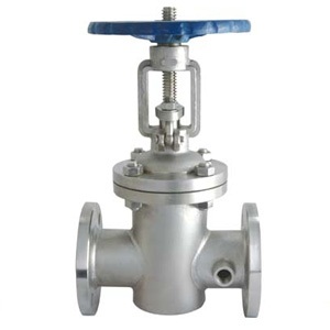 Heat preservation gate valve